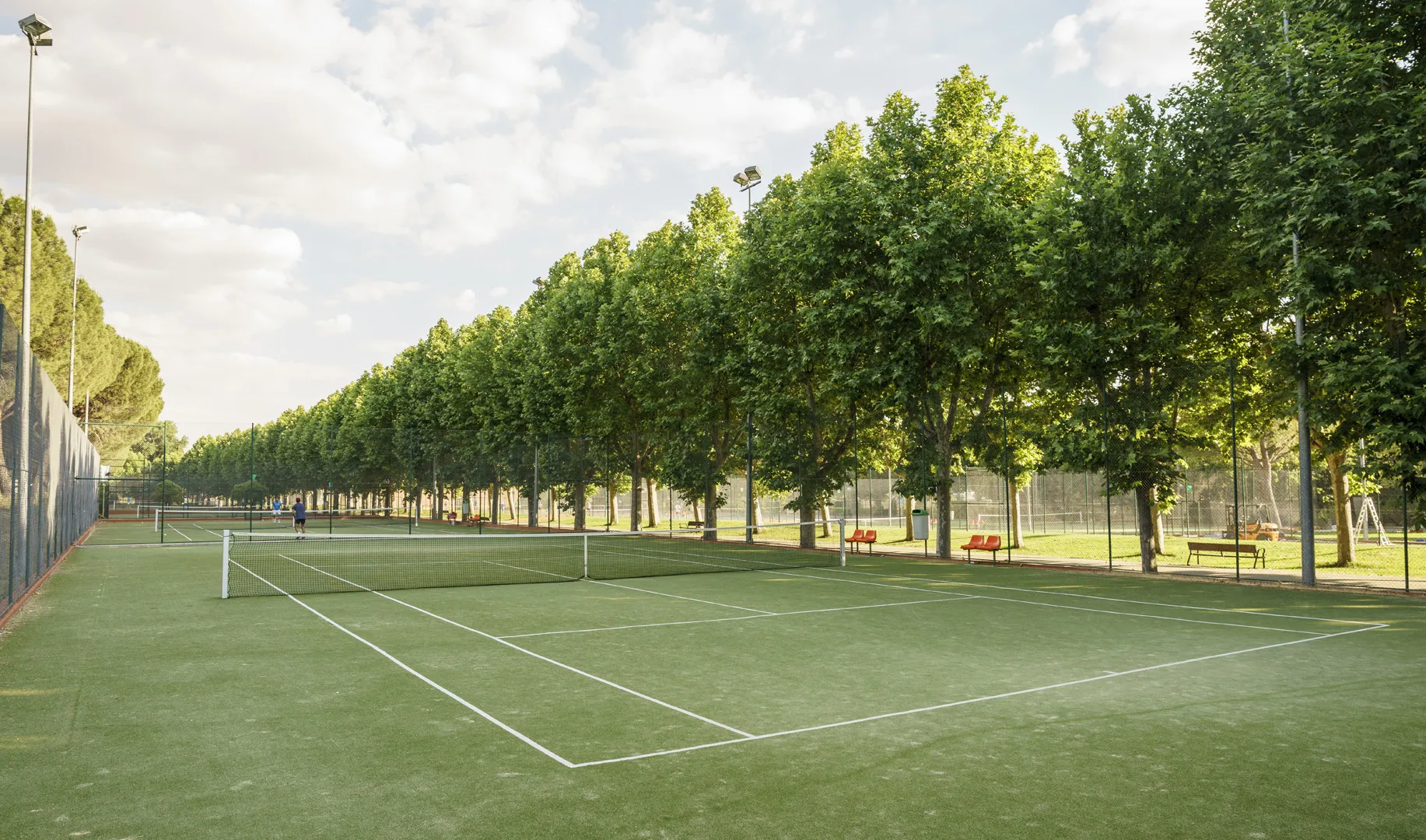 Complejo Deportivo Somontes - Pista de tenis de césped artificial